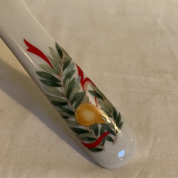 Andrea By Sadek Partridge in a Pear Tree Cake Plate & Server 1991 Japan - Picture 8 of 9